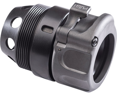 SureFire HUBFA762BK 7.62mm 1 3/8"x24 Heat Treated 17-4 Stainless Nitride Black,Suppressor Accessories