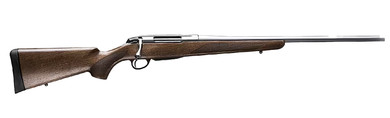 Tikka JRTXA78222MT T3x Hunter Full Size 6.5 Creedmoor 3+1 22.40" Matte Stainless Fluted Threaded BBL, Matte Drilled & Tapped Stainless Rcvr, Fixed Oiled Walnut Wood Stock, Right Hand,Rifle