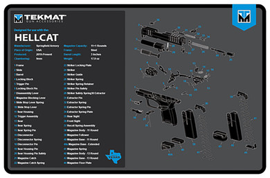 TekMat TEKR17HELLCATBLU