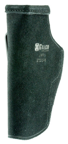 Galco STO224B Stow-N-Go IWB Black Leather Compatible w/ Glock 31/17 Gen1-5/22 Gen1-5 Belt Clip Mount Right Hand, Holster