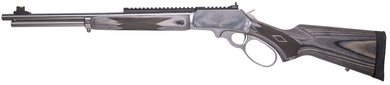 Cnc Firearms CNCMAR3030 Marlin 1894 Whitetail Deer 30-30 Win 6+1 19" Polished Threaded BBL, Polished Engraved w/Whitetail Deer Stainless Rcvr w/Pic Rail Rcvr, Gray Fixed Laminate Stock,Rifle