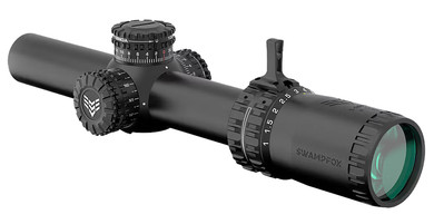 Swampfox Optics ARH16241B Arrowhead Black 1-6x24mm 30mm Tube Guerrilla Dot BDC Reticle, Rifle Scope