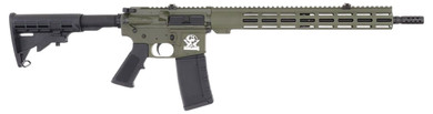 Great Lakes Firearms GL15223ODG AR-15 223 Wylde 30+1 16" Black Nitride Threaded BBL, OD Green Cerakote Alum Rcvr w/Pic Rail, M-LOK Handguard, Adj Black Polymer Stock, Mil-Spec Grip,Tactical Rifles