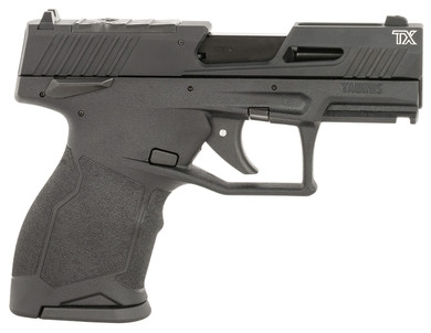Taurus 1-TX22131-5X13 TX22 Compact Frame 22 LR 13+1 3.60" Black Threaded BBL, Black Serr Slide, Black Polymer Frame w/Pic Rail, 5 Mags,Rimfire Pistols