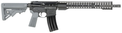 Radical Firearms FR16-5.56SOC-15SHR-GRY SHR 5.56 NATO 30+1 16" Black Melonite Steel Threaded BBL, Gray Alum Rcvr w/Pic Rail, M-LOK Handguard, 6 Position B5 Bravo Black Synthetic Stock, Black B5 Type 23 Grip, Right Hand,Tactical Rifles