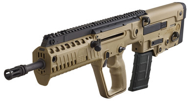 IWI XFD18 Tavor X95 5.56x45mm NATO Caliber with 18.50 in Barrel, 30+1 Capacity, FDE Metal Finish, FDE Fixed Bullpup Stock & Polymer Grip Right Hand, Rifle