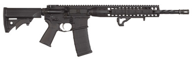 LWRC ICDIR5B16 LWRCI Direct Impingement 5.56x45mm NATO 16.10 in 30+1 Black Anodized Black 6 Position Stock Black Magpul MOE+ Grip, Rifle