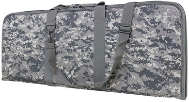 NcStar CVCP2960D36 VISM Carbine Digital Camouflage PVC Nylon w/ Lockable Zippers Pockets & Padded Carry Handle, Rifle Case