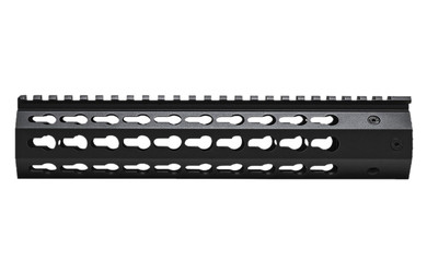 NcStar VMARFFKMC Keymod Handguard Aluminum Black Anodized 10 in for AR-15, M4