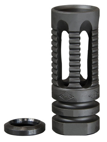 Yankee Hill 285C1 Phantom Flash Hider Black Steel with 1/2 in-28 tpi Threads & 2.13 in OAL for 5.56x45mm NATO AR-Platform