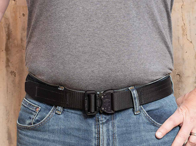 Galco CTBBKXL Cobra Tactical Black Nylon 42 in-45 in 1.50 in Wide Buckle Closure