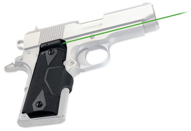Crimson Trace 0141101 LG-404G Front Activation Green Lasergrips Black 1911 Compact