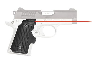 Crimson Trace 0152601 LG-409 Lasergrips Black Red Laser Kimber Micro 9