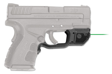 Crimson Trace 0163301 LG-496G Green Laserguard Black Springfield Armory XD MOD.2