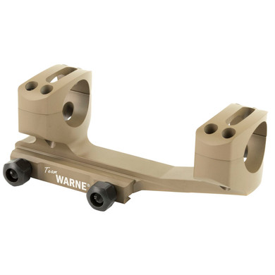 Warne Generation 2 Mount, 1 in, Fits AR Rifles, Extended Skeletonized, Dark Earth Finish XSKEL1DE