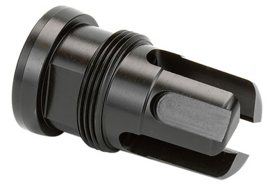 Griffin Armament TMMFH5824 Minimalist Taper Mount Flash Suppressor Black 17-4 Stainless Steel with 5/8 in-24 tpi Threads, 1.80 in OAL & 1.07 in Diameter for 30 Cal