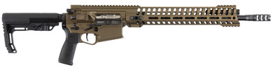 Patriot Ordnance Factory 01467 Revolution Gen4 308 Win,7.62x51mm NATO 16.50 in 20+1 Burnt Bronze 6 Position MFT BMS Minimalist Stock MLOK, Rifle
