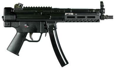 PTR 600 9C Semi-Auto 9mm Luger 30+1 9 in Nitride Heat Treated Barrel, 4.5 in Steel Picatinny Rail, Mil-Spec Anodized Aluminum M-Lok Handguard, Includes 2, Magazines, Bungee Sling, Trigger Cable Lock, Protective Case, Pistol