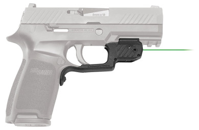 Crimson Trace 0177801 LG-420G Green Laserguard Black Sig Sauer P320/M17/M18