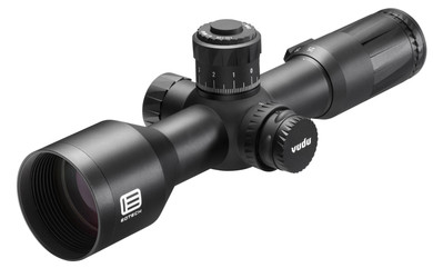 Eotech VDU525FFMD3 Vudu FFP Black Anodized 5-25x50mm 34mm Tube Illuminated MD3 MRAD Reticle Features Throw Lever, Rifle Scope