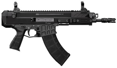 CZ-USA 91450 Bren 2 MS 5.56x45mm NATO 30+1 8.26 in Black Cold Hammer Forged Barrel & Frame, Black Stippled Polymer Grips Right Hand, Pistol