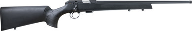 CZ-USA 02315 CZ 457 American SR Full Size 17 HMR 5+1 20 in Black Nitride Steel Threaded Barrel Black Nitride Steel Receiver Black Fixed American Style Stock Right Hand, Rifle