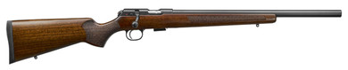 CZ-USA 02340 CZ 457 Varmint Full Size 22 LR 5+1 20.50 in Black Nitride Heavy Barrel Black Nitride Steel Receiver Turkish Walnut Fixed Varmint-Style Stock Right Hand, Rifle