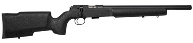 CZ-USA 02359 CZ 457 Pro Varmint SR Full Size 22 LR 5+1 16.50 in Black Steel Threaded Barrel Black Steel Receiver Black Fixed Boyds Stock Right Hand, Rifle