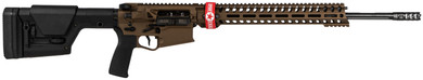 Patriot Ordnance Factory 01567 Revolution Gen4 Direct Impingement 6.5 Creedmoor 20 in 20+1 Burnt Bronze Adjustable Magpul PRS Stock 14 in M-LOK, Rifle