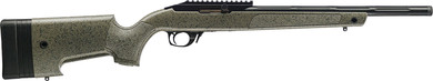 Bergara BXR001 BXR 22 LR 10+1 16.50 in Matte Blued Fluted Chromoly Steel Barrel, Matte Blued Aluminum Receiver, Black Speckled Green Synthetic Stock, Right Hand, Rifle