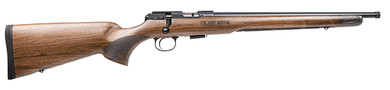 CZ-USA 02370 CZ 457 Royal Full Size 22 LR 5+1 16.50 in Black Nitride Steel Threaded Barrel Black Nitride Steel Receiver Walnut Fixed American Style w/Decorative Forend Tip Stock Right Hand, Rifle