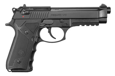EAA GIRSAN 390080 Regard MC Full Size 9mm Luger 18+1 4.90 in Black Steel Barrel, Blued Serrated Slide, Black Aluminum Frame w/Picatinny Rail, Black Polymer Grips, Pistol