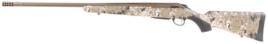 Tikka JRTXVW316 T3x Lite 308 Win 3+1 22.40 in Midnight Bronze Cerakote Fluted Threaded Barrel, Steel Receiver, Veil Wideland Fixed Synthetic Stock, Black Interchangeable Backstrap Grip, Rifle