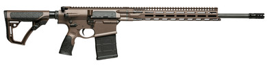 Daniel Defense 0216581690047 DD5 V5 Gen II 6.5 Creedmoor 20 in 20+1 Mil-Spec Brown Cerakote 6 Position w/SoftTouch Overmolding Stock MLOK, Rifle