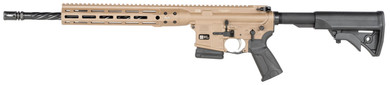 LWRC ICDIR5CK16MLCAC Individual Carbine *CA Compliant 5.56x45mm NATO 10+1 16.10 in Barrel, Exclusive FDE Anodized Receiver, A2 Flash Hider, Adjustable Stock, Magpul MOE+ Grip, Rifle
