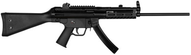 PTR 608 9R PTR 608 9mm Luger 30+1 16.20 in Black Steel Barrel, Black Picatinny Rail Aluminum Receiver, Black Synthetic Fixed Stock Black, Polymer Grip, Rifle