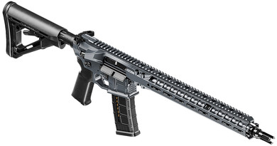 Radian Weapons R0042 Model 1 223 Wylde 30+1 16 in Threaded 416R Stainless Steel Barrel, 7075 Aluminum Upper & Lower Receivers, Extended Handguard w/Magpul M-Lok, Gray Cerakote, Magpul, Pistol Grip & Collapsible Stock, Controls, Rifle