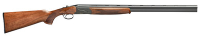 Rizzini USA 11012029 BR110 Field 20 Gauge O/U 2rd 3 in 28 in Chrome Lined Vent Rib Barrel, Slim Low-Profile Receiver, Matte Black Cerakote Finish, Turkish Walnut, Pistol Grip Stock & Rounded Forend, Includes 5 Nickel Coated Flush, Choke Tubes, Shotgu