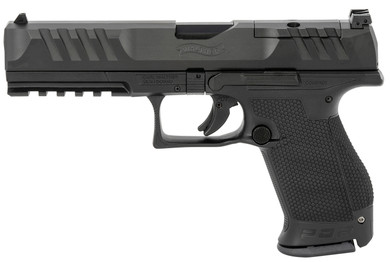 Walther Arms 2858169 PDP Compact Frame 9mm Luger 10+1 5 in Black Steel Barrel, Black Optic Ready/Serrated Steel Slide, Black Polymer Frame w/Picatinny Rail, Textured Polymer Grip, Pistol
