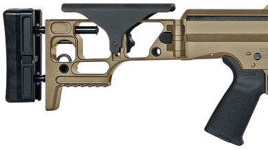 Barrett 18497 MRAD 6.5 Creedmoor 10+1 24 in Fluted Barrel, FDE Cerakote Aluminum Receiver, FDE Folding Stock w/Adjustable LOP, Adjustable Match Grade Trigger, Safety &, Magazine Release, Rifle