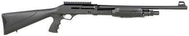SDS Imports DSF12 Duo-Sys Force Full Size Frame 12 Gauge Pump/Semi-Auto Hybrid 3 in 5+1 19 in Black Steel Barrel, Black Picatinny Rail Steel Receiver, Black Fixed w/, Pistol Grip Synthetic Stock, Black Polymer Grip, Shotgun