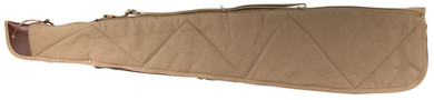 Boyt Harness OGC98PM06 Alaskan 44 in Kahki Waxed Canvas w/ Brass Hardware & Quilted Flannel Lining for Scoped s, Rifle Case