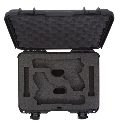 Nanuk 910GLOCK1 910 Black Polymer Compatible w/Glock Holds 2