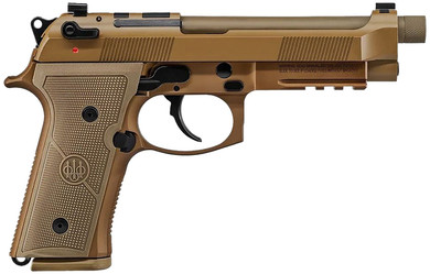 Beretta JS92QM9A4G M9A4 Centurion 9mm Luger 10+1 4.80 in FDE Cerakote Threaded Barrel, Optic Ready/Serrated Slide & Aluminum Frame w/Picatinny Rail & Beavertail, Pistol