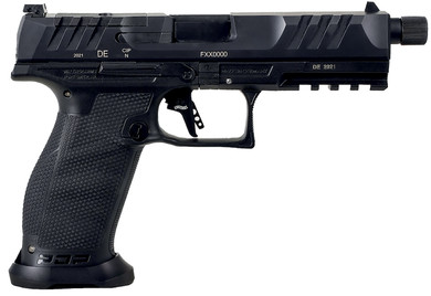 Walther Arms 2858142 PDP Pro SD Full Size 9mm Luger 10+1 5.10 in Black Steel Threaded Barrel, Black Optic Ready/Serrated 4.50 in Slide, Black Polymer Frame w/Picatinny Rail, Black Performance Duty Texture Grips, Pistol