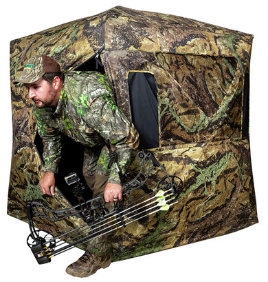Primos 6511 Smokescreen Ground Swat Camo 56 in x 56 in, 67 in High