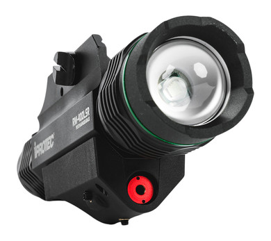 iProtec 6794 RM400LSR Firearm Light and Laser Combo Black Anodized 40/400 Lumens Green Light Red Laser