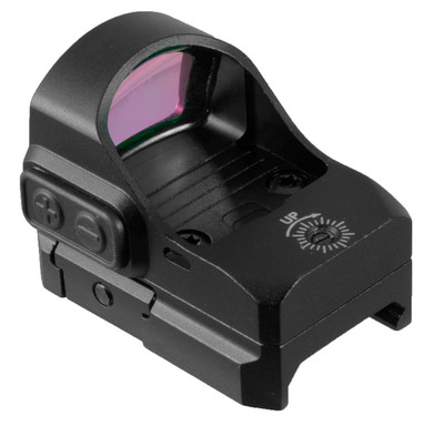 TruGlo TG8200B3 TruTec Micro Black Anodized 1 x 23 mm x 17 mm 3 MOA Remington 870/1100, Red Dot Sight
