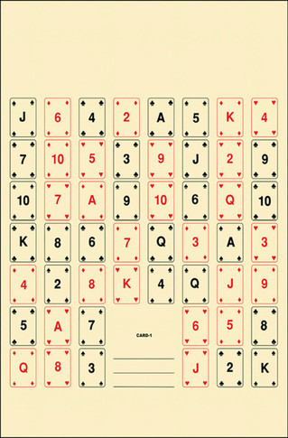 Action Target CARD1100 Playing Card #1 52 Playing Cards Paper 22.50" x 24" Multi-Color 100 Per Box