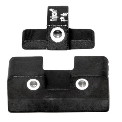 Trijicon 600988 Bright & Tough Night Sights- FN509 Black | Green Tritium White Outline Front Sight Green Tritium White Outline Rear Sight